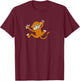 Monkey On My Back Orange Get The Monkey Off My Back T-Shirt - T-Shirt | Maroon