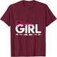 Camper Glamping Women Girls Kids Glamorous Camping T-Shirt - T-Shirt | Maroon