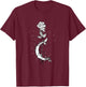 Moon Rose T-Shirt - T-Shirt | Maroon