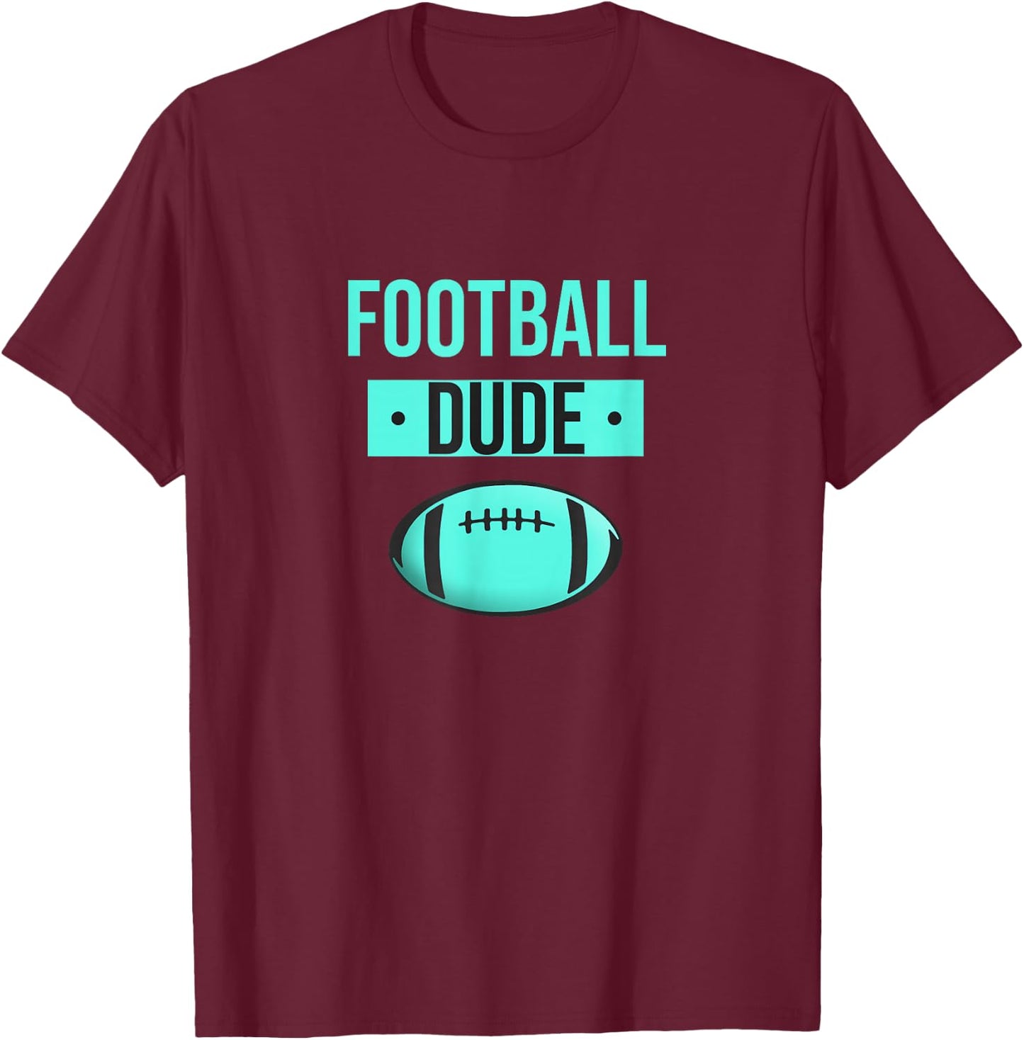 Perfect Football Shirt - Dude Merchandise T-Shirt - T-Shirt | Maroon