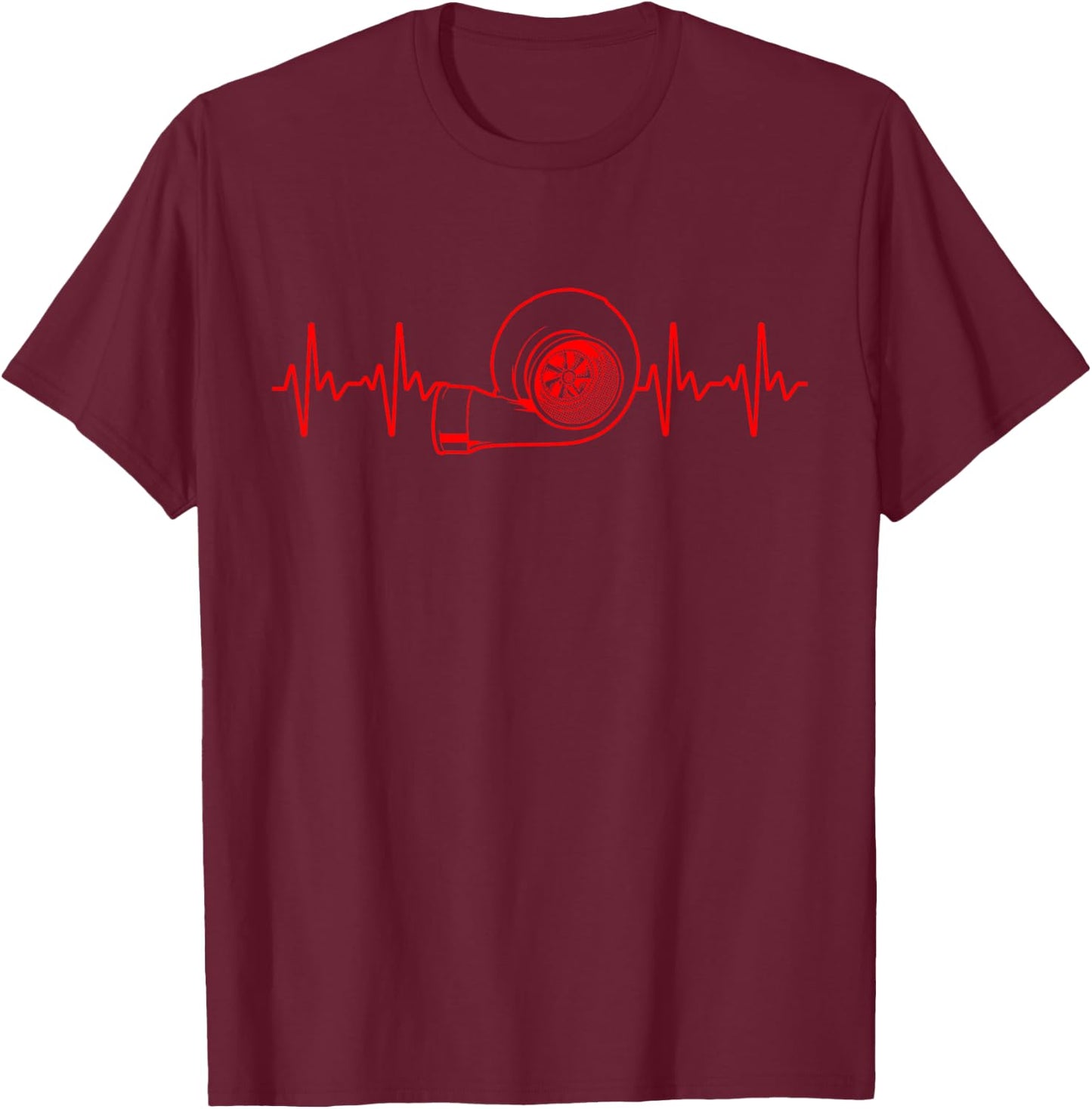 Funny Turbo Boost Race Car Gift Men Women Cool Turbo Racing T-Shirt - T-Shirt | Maroon