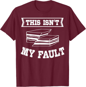 Geologist Fault Line Earth Rock Scientist Geology Science T-Shirt - T-Shirt | Maroon