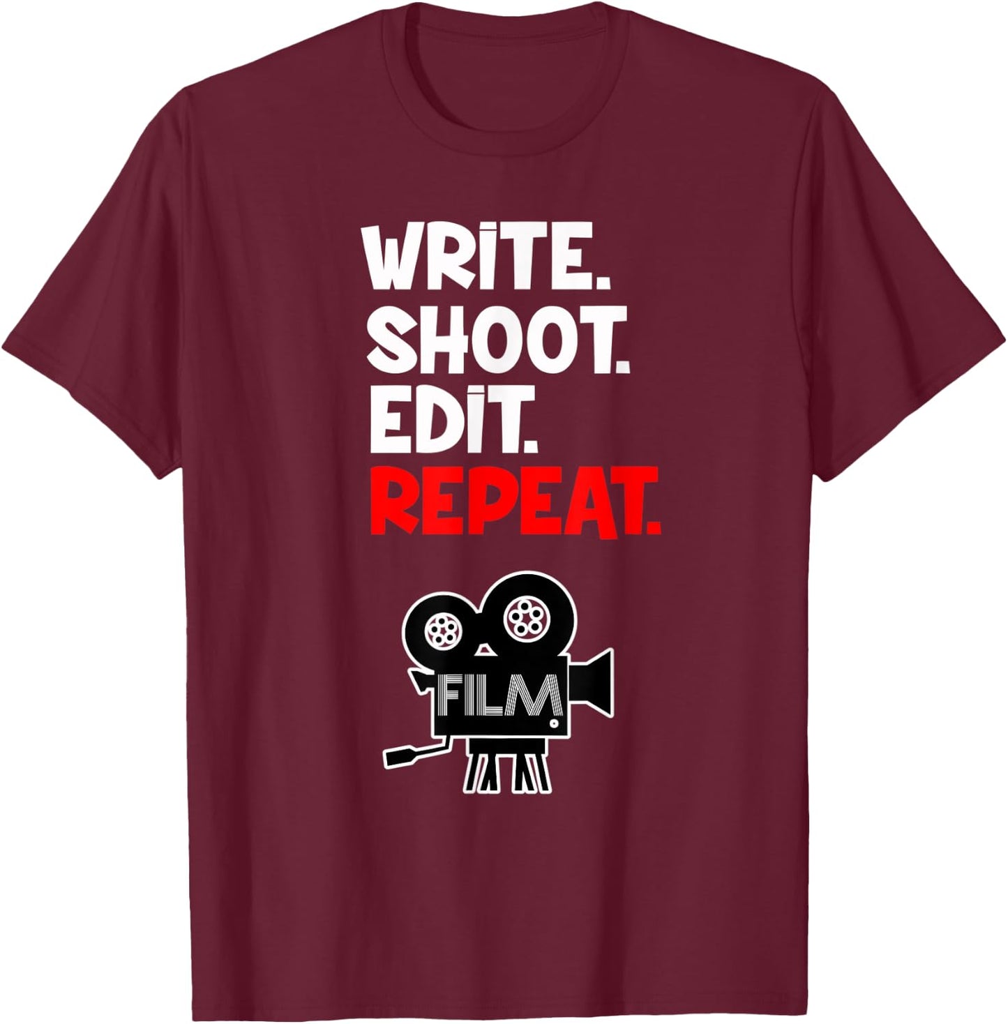 Playwright Director Writer Movie Film T-Shirt - T-Shirt | Maroon