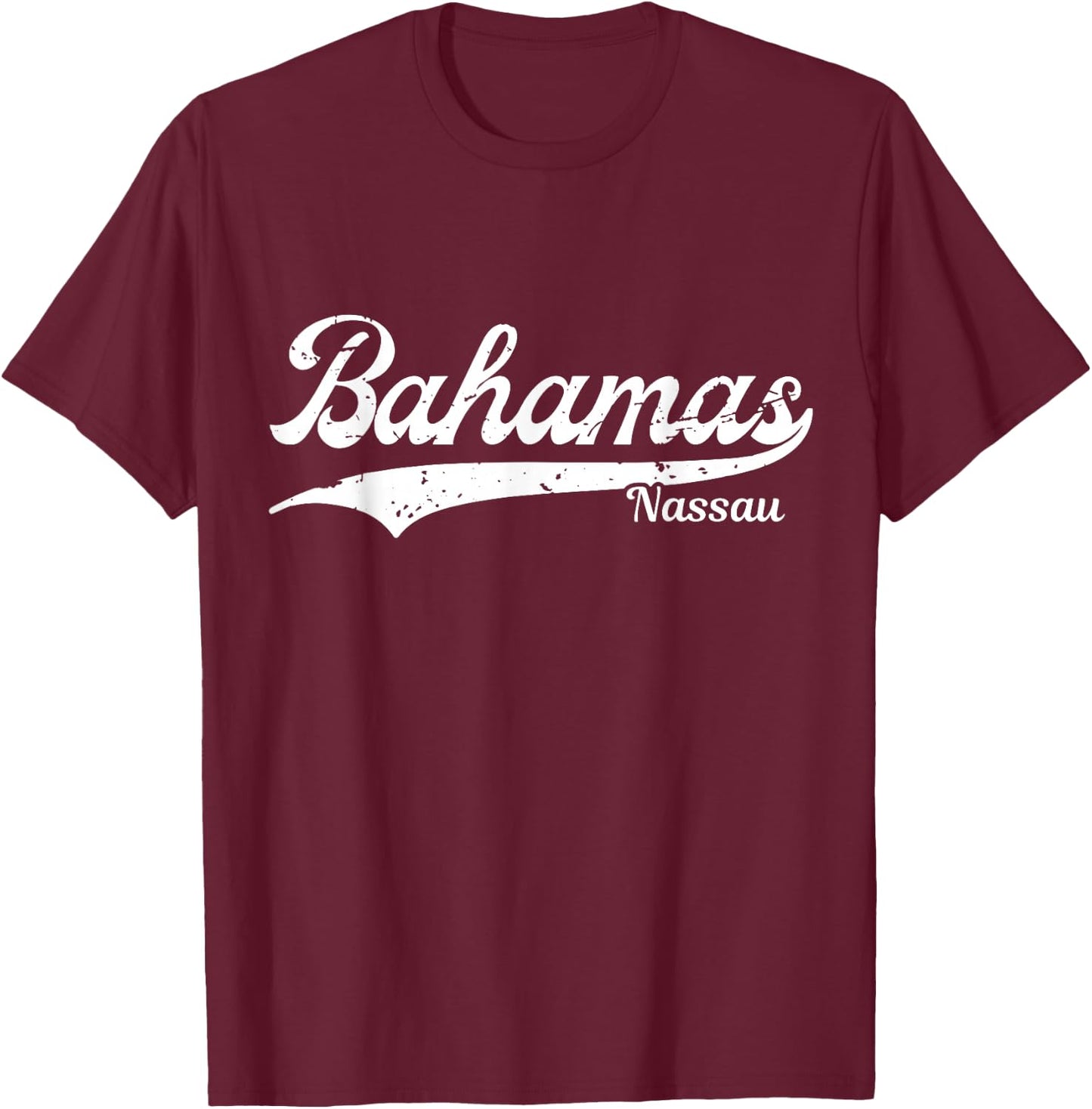 Nassau Bahamas Reunion Trip matching Travel Party Cruising T-Shirt - T-Shirt | Maroon