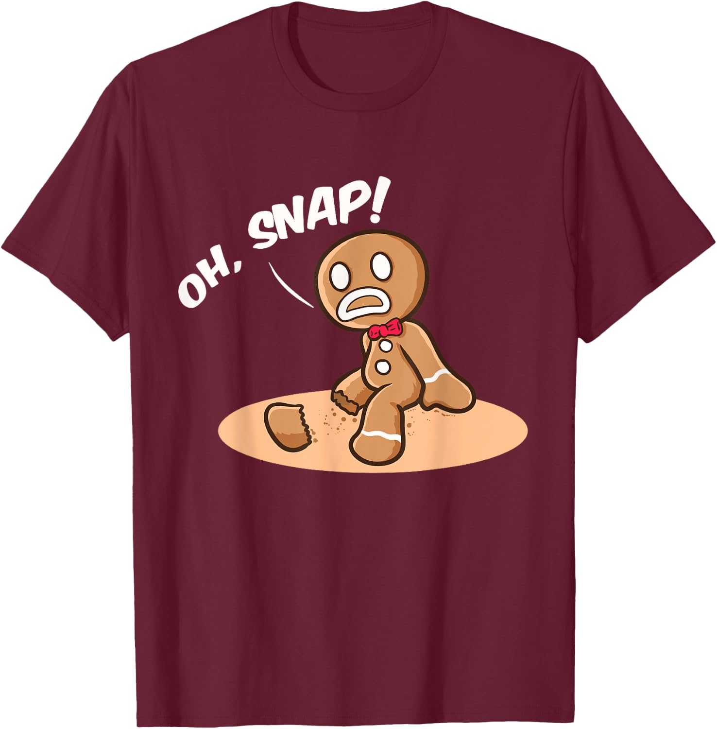 Amputee Humor Snap Leg Arm Funny Recovery Gifts T-Shirt - T-Shirt | Maroon