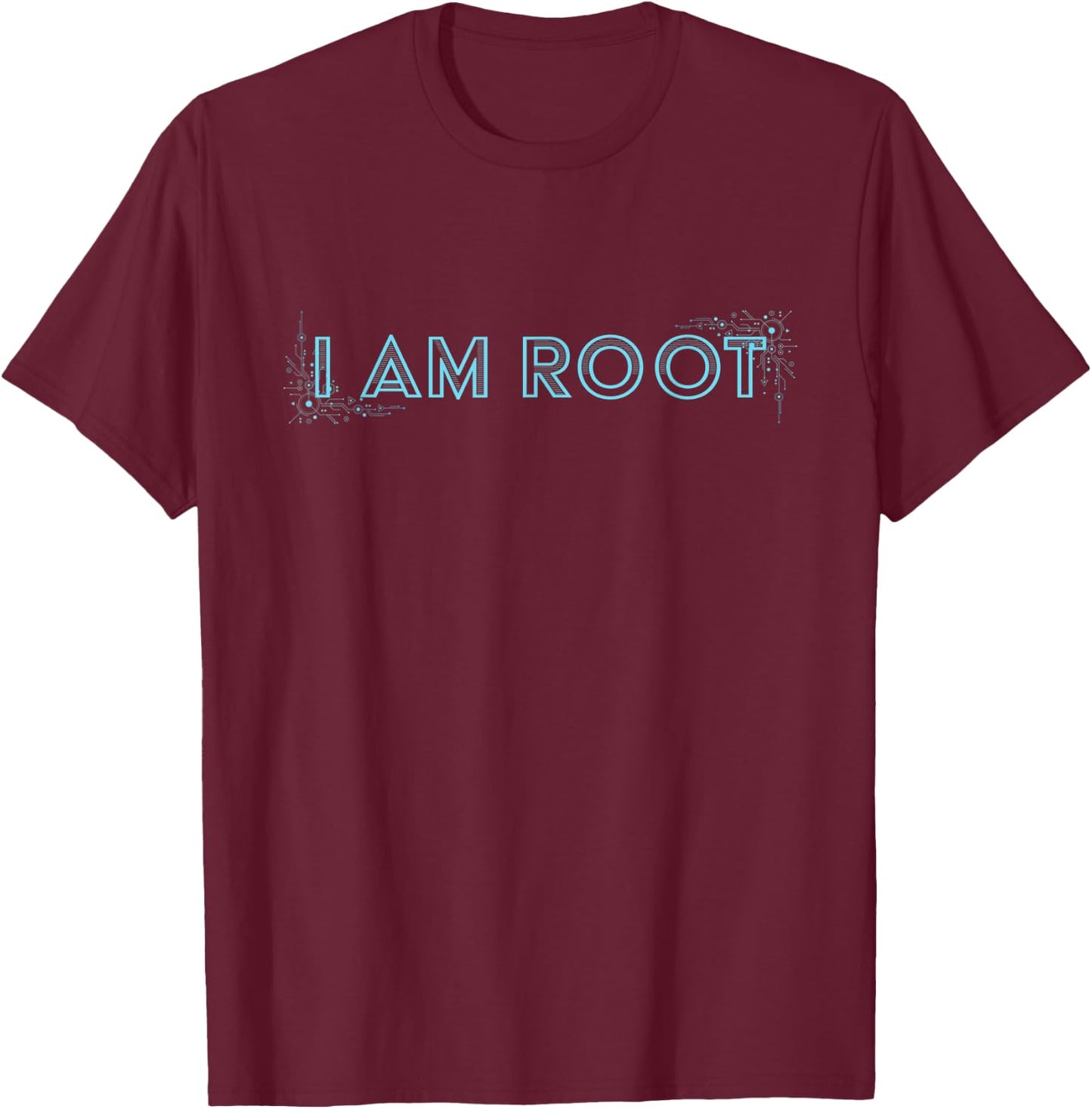 Developer I Am Root T-Shirt - T-Shirt | Maroon