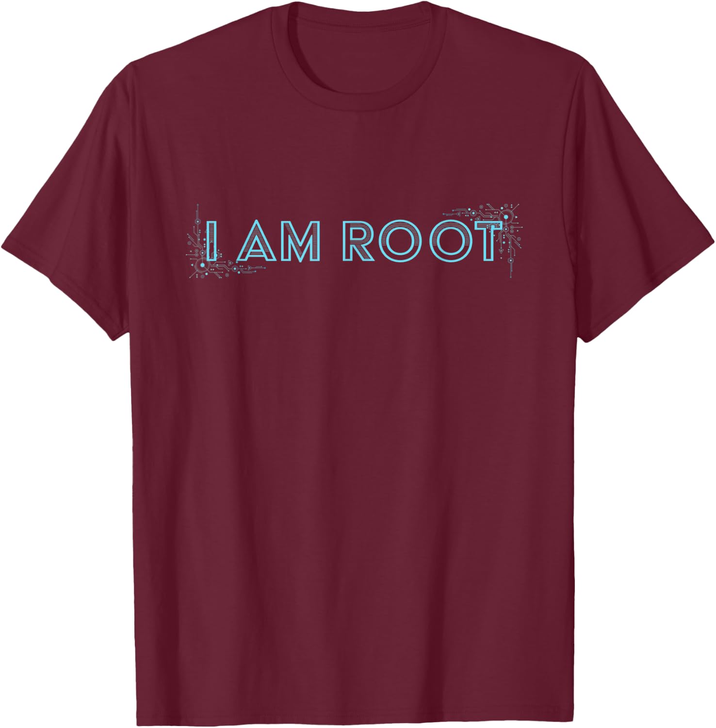Developer I Am Root T-Shirt - T-Shirt | Maroon