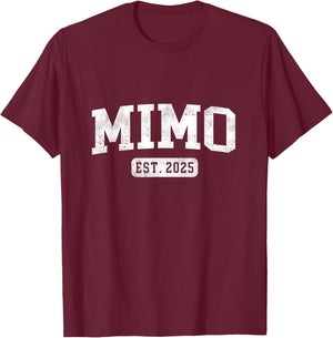 Mimo Est 2025 Promoted To Mimo Announcement T-Shirt - T-Shirt | Maroon
