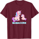 Kawaii Mamacorn Unicorn Mom Unicorn Mommy Loving Mama T-Shirt - T-Shirt | Maroon