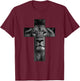 Jesus Cross With Lion Face, Faith In God T-Shirt - T-Shirt | Maroon