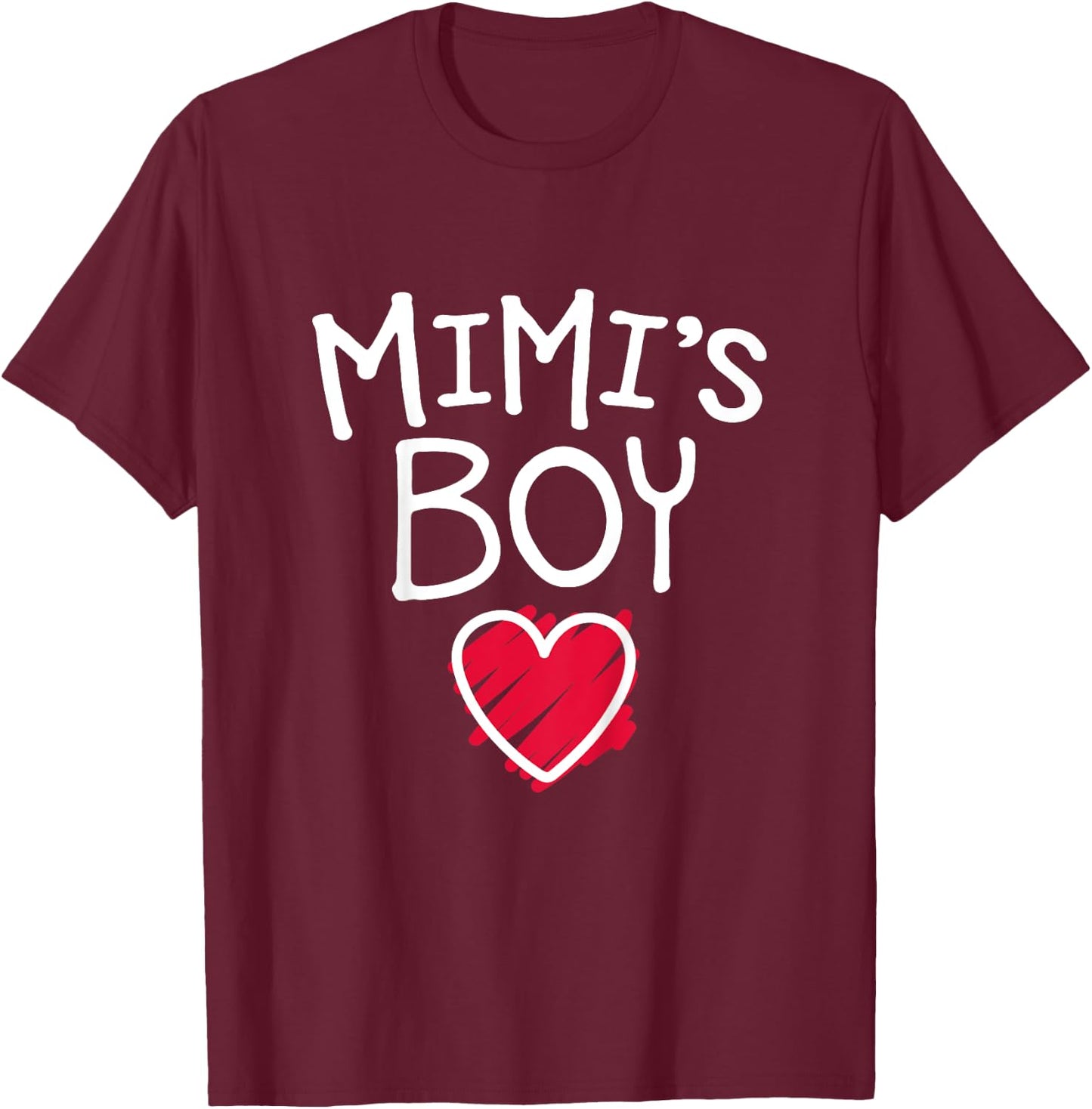 Kids Mimi's Boy T-Shirt - T-Shirt | Maroon