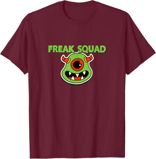 Freak Squad - Halloween T-Shirt - T-Shirt | Maroon