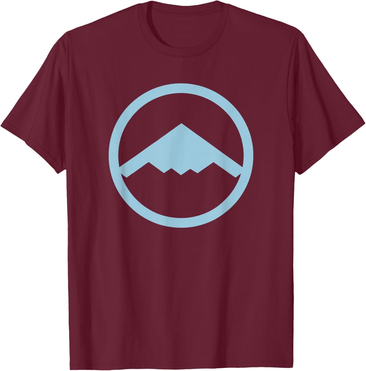 B-2 Stealth Bomber (Blue) Air Force Military Jet T-Shirt - T-Shirt | Maroon