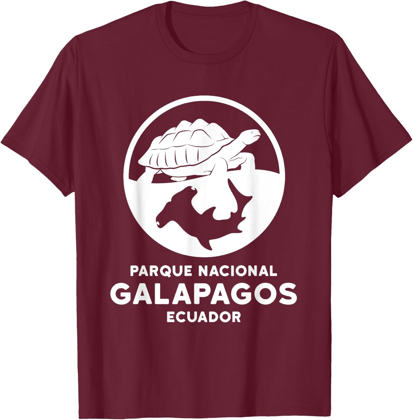 Galapagos National Park Shirt Ecuador T-Shirt - T-Shirt | Maroon