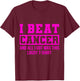 I Beat Cancer And All I Got Was This Lousy Breast Cancer T-Shirt - T-Shirt | Maroon