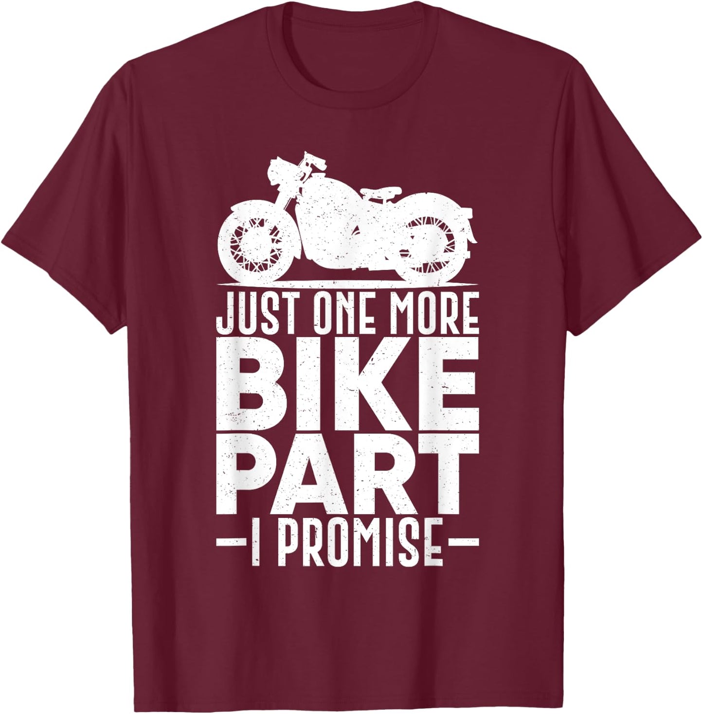 Funny Motorcycle Mechanic Gift Motorbike Repairman Men T-Shirt - T-Shirt | Maroon