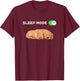 Sleep Mode On, Dog Merch, Dog Pajamas, Golden Retriever PJ's Men Women Girls Kids T-Shirt - T-Shirt | Maroon