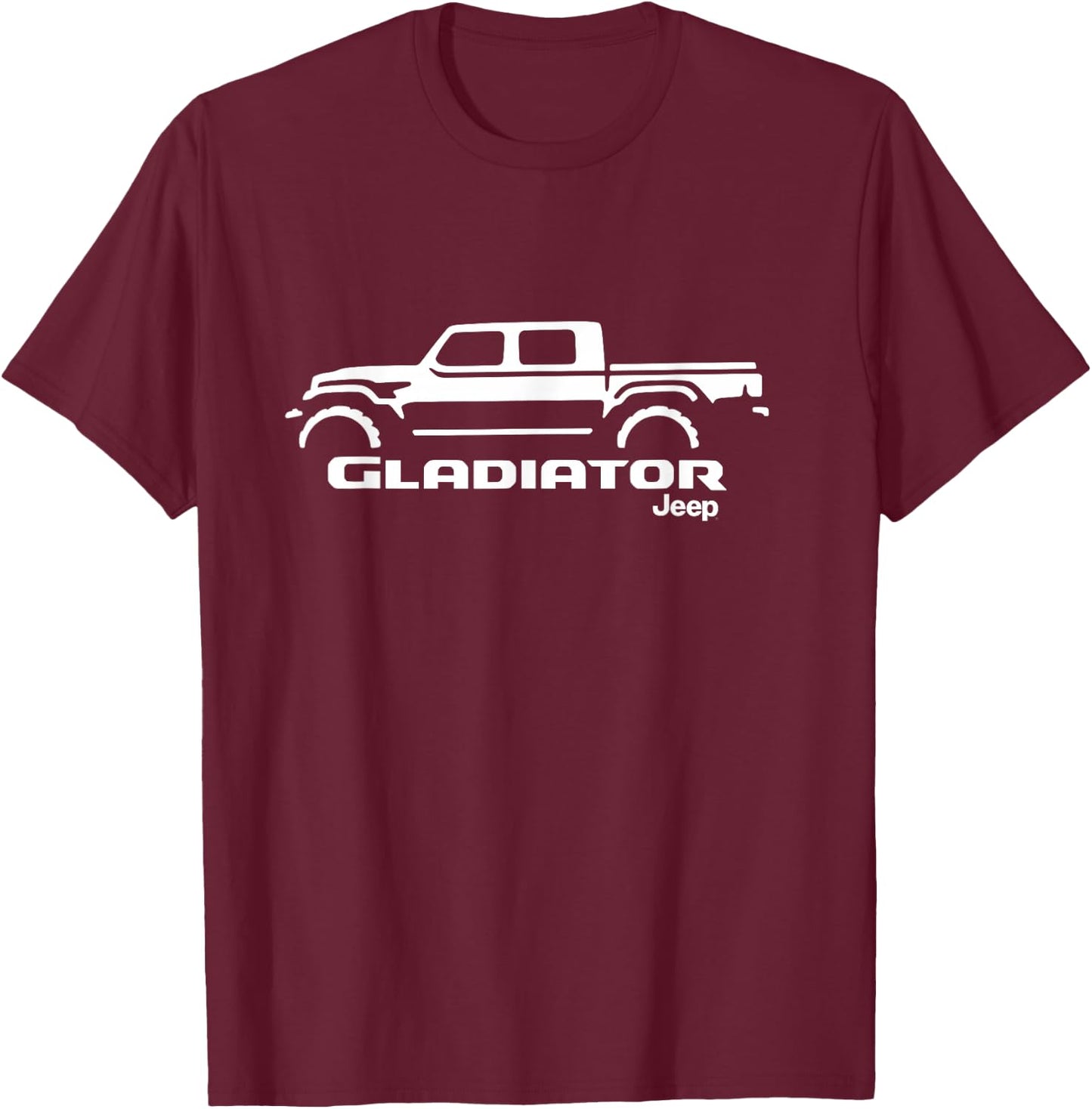 Jeep Gladiator T-Shirt - T-Shirt | Maroon