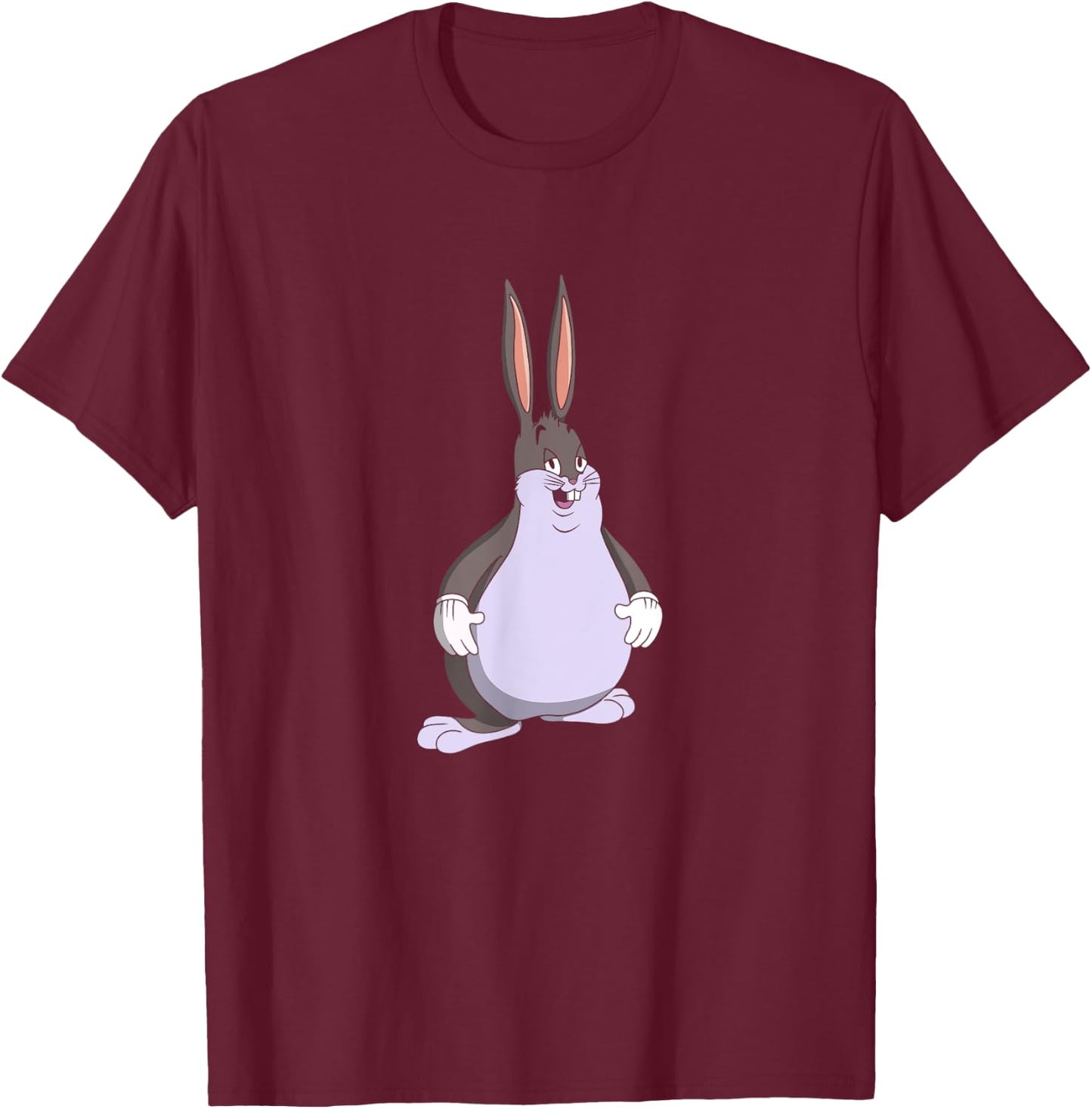 Big Chungus Meme T-Shirt - T-Shirt | Maroon