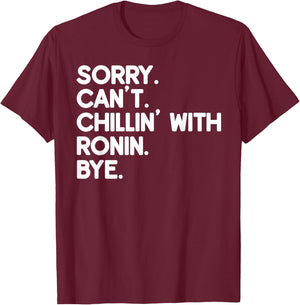 RONIN First Name Funny Personalized Named Friend Of T-Shirt - T-Shirt | Maroon