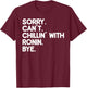 RONIN First Name Funny Personalized Named Friend Of T-Shirt - T-Shirt | Maroon