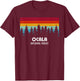 Retro Sunset Ocala National Forest Ocala Florida T-Shirt - T-Shirt | Maroon