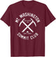 Mt Washington Summit Club | I climbed Mt Washington | Distre T-Shirt - T-Shirt | Maroon
