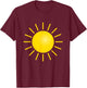 Sun Halloween Costume Funny Halloween T-Shirt - T-Shirt | Maroon