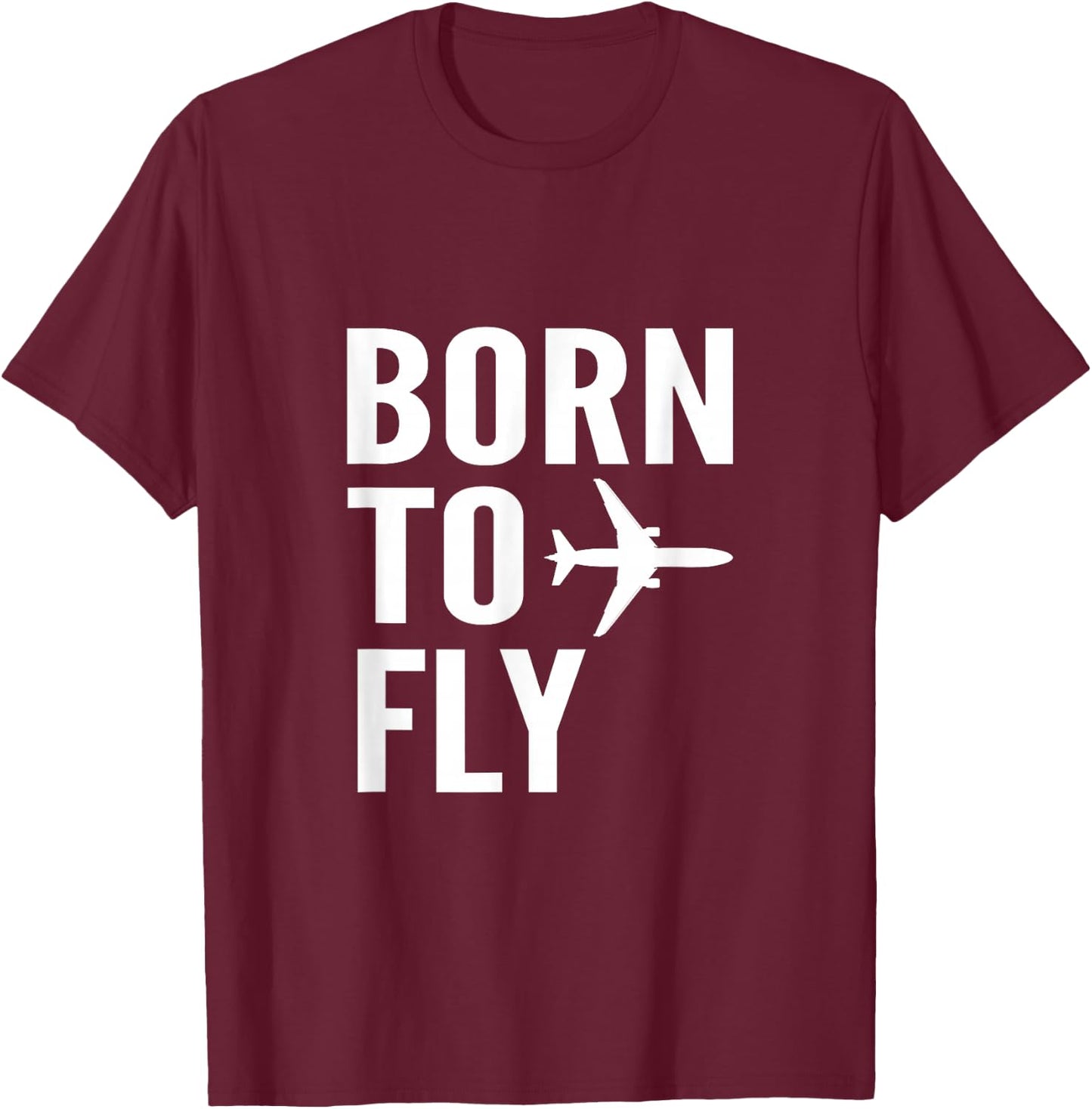 Born To Fly T-Shirt - T-Shirt | Maroon
