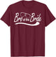 Bro Brother Of The Bride Wedding Party - Wedding Usher T-Shirt - T-Shirt | Maroon