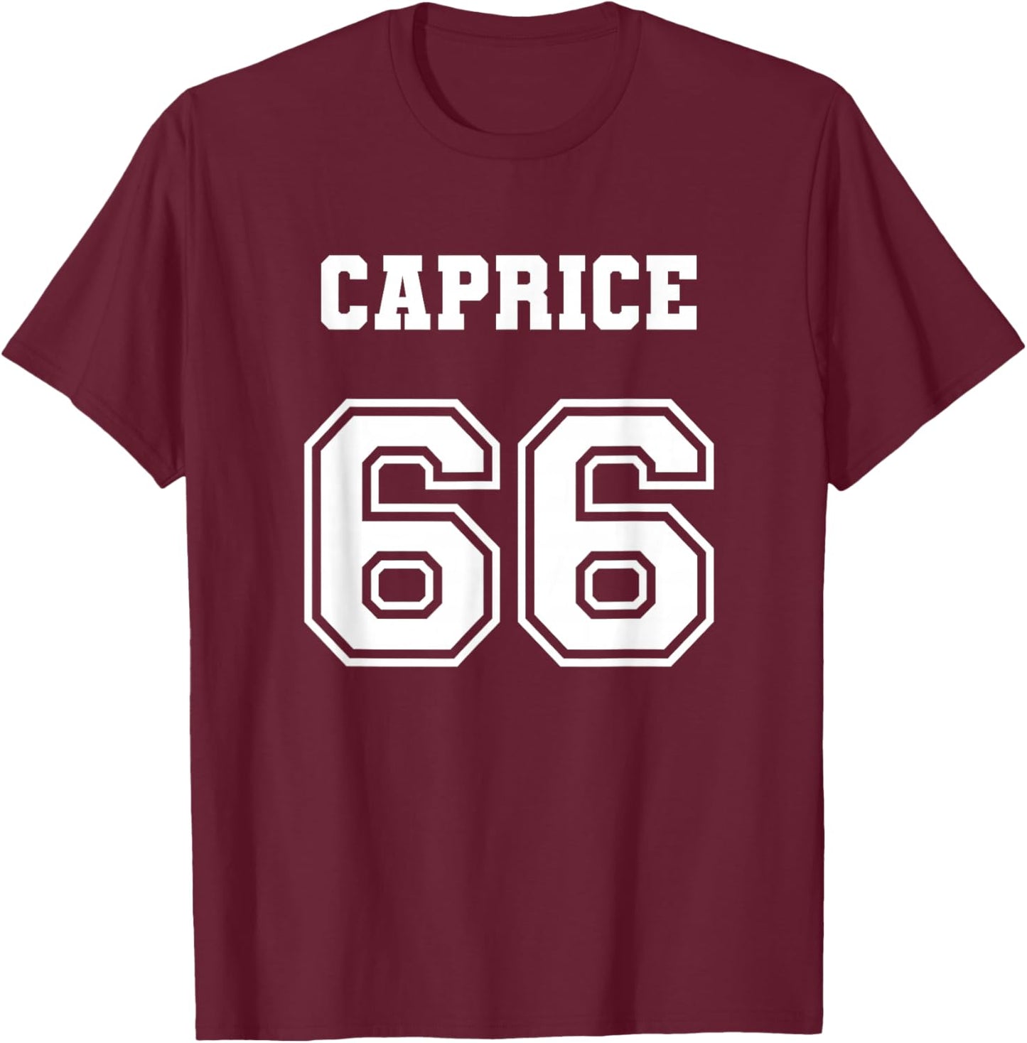 Jersey Style Caprice 66 1966 Old School Classic Lowrider Car T-Shirt - T-Shirt | Maroon