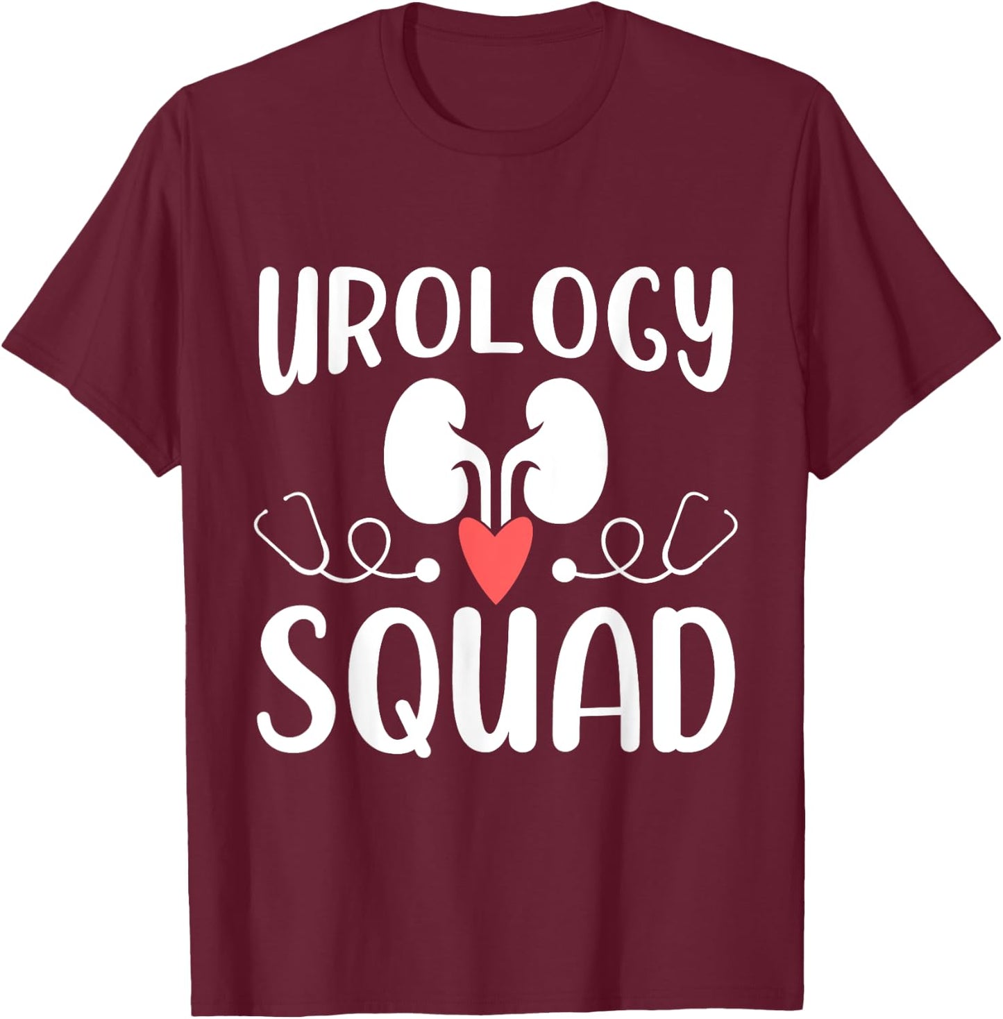 Urology squad Funny Urologist Urology Matching Nurse Doctor T-Shirt - T-Shirt | Maroon