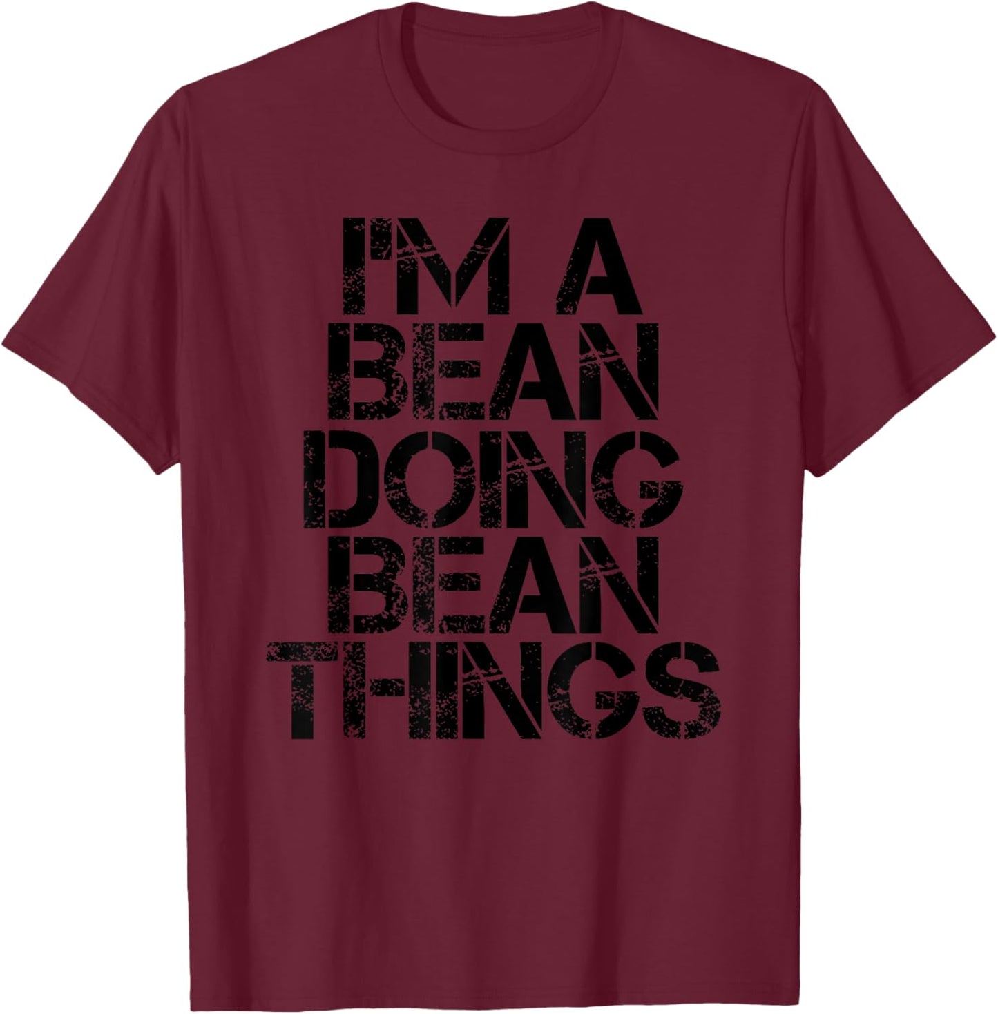 BEAN Funny Surname Family Tree Birthday Reunion Gift T-Shirt - T-Shirt | Maroon