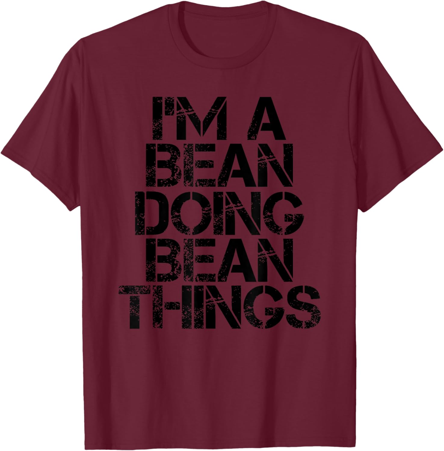 BEAN Funny Surname Family Tree Birthday Reunion Gift T-Shirt - T-Shirt | Maroon