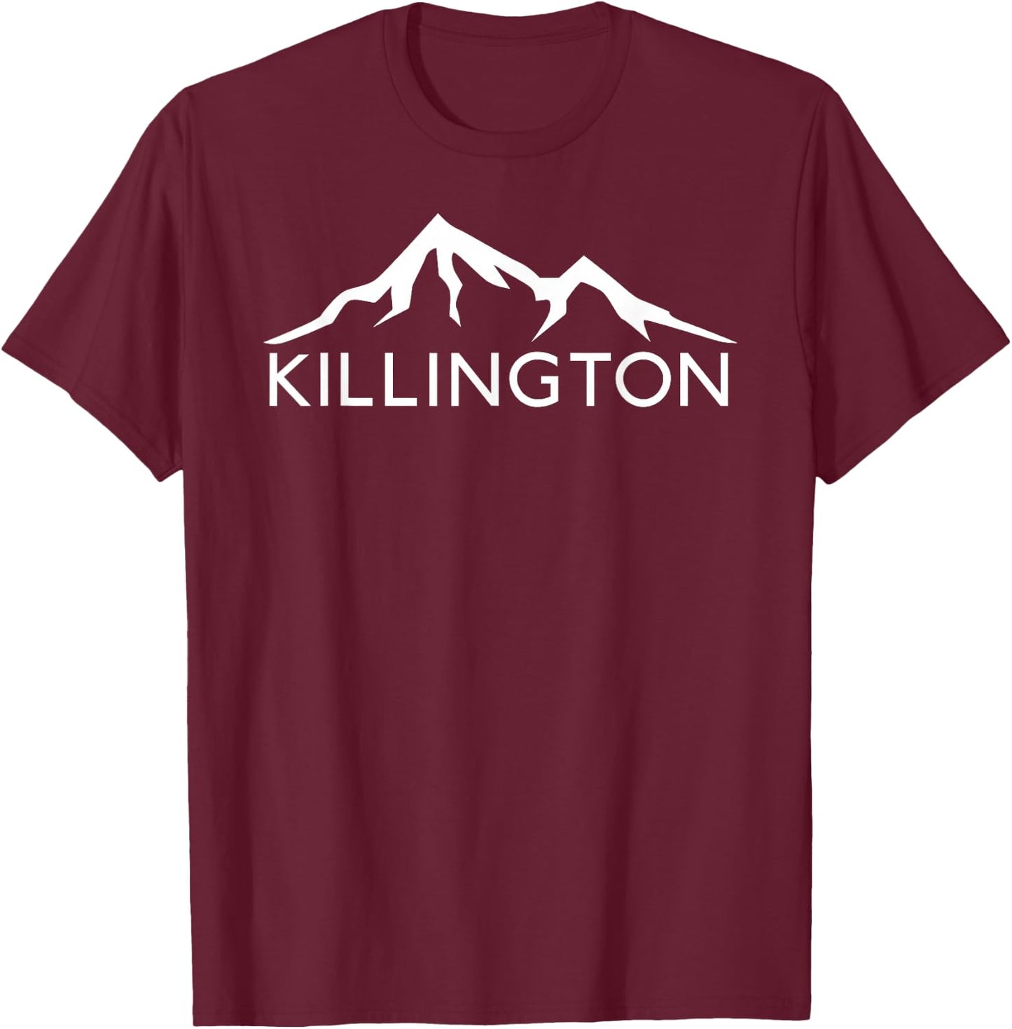 Killington Vermont Skiing Snowboard T-Shirt - T-Shirt | Maroon