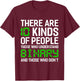 There Are 10 Kinds Of People Binary Programming Computer T-Shirt - T-Shirt | Maroon