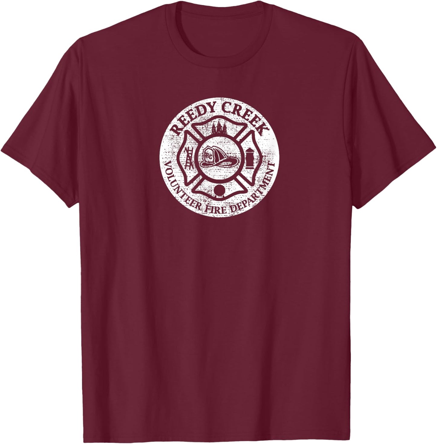 Reedy Creek Volunteer Fire Department T-Shirt - T-Shirt | Maroon