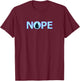 Nope | Blue Magic | Island Mana Symbol T-Shirt - T-Shirt | Maroon