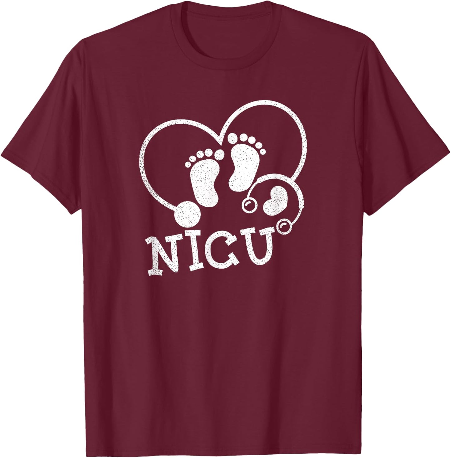 Nicu Nurse | Neonatal Nurse Gift T-Shirt - T-Shirt | Maroon