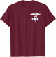 CNA Caduceus Medical Symbol Nurse Gifts T-Shirt - T-Shirt | Maroon