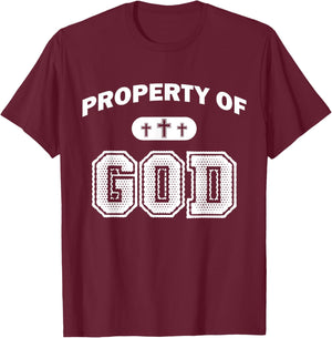 Property of God T-Shirt - T-Shirt | Maroon