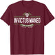 Invictus Maneo - meaning in Latin "I Remain Unvanquished" T-Shirt - T-Shirt | Maroon