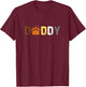 Gay Daddy Bear Pride Subtle Retro Style T-Shirt - T-Shirt | Maroon