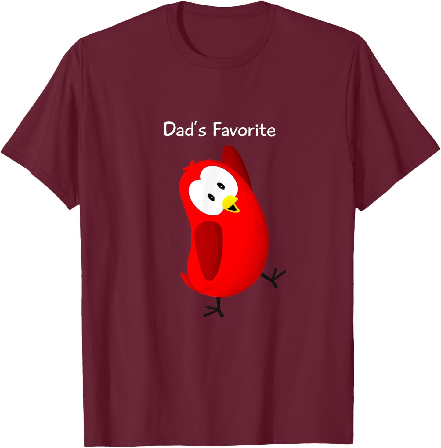 The Official Sammy Bird - Dad's Favorite T-Shirt - T-Shirt | Maroon
