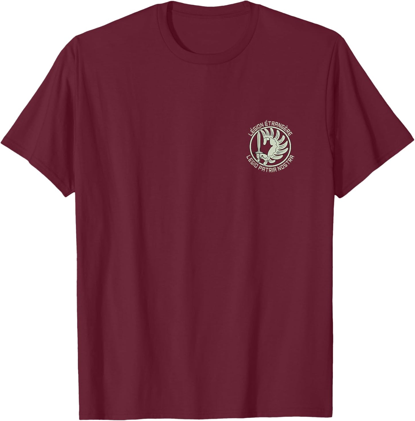 French Legion Etrangere Foreign French Paratrooper Veteran T-Shirt - T-Shirt | Maroon