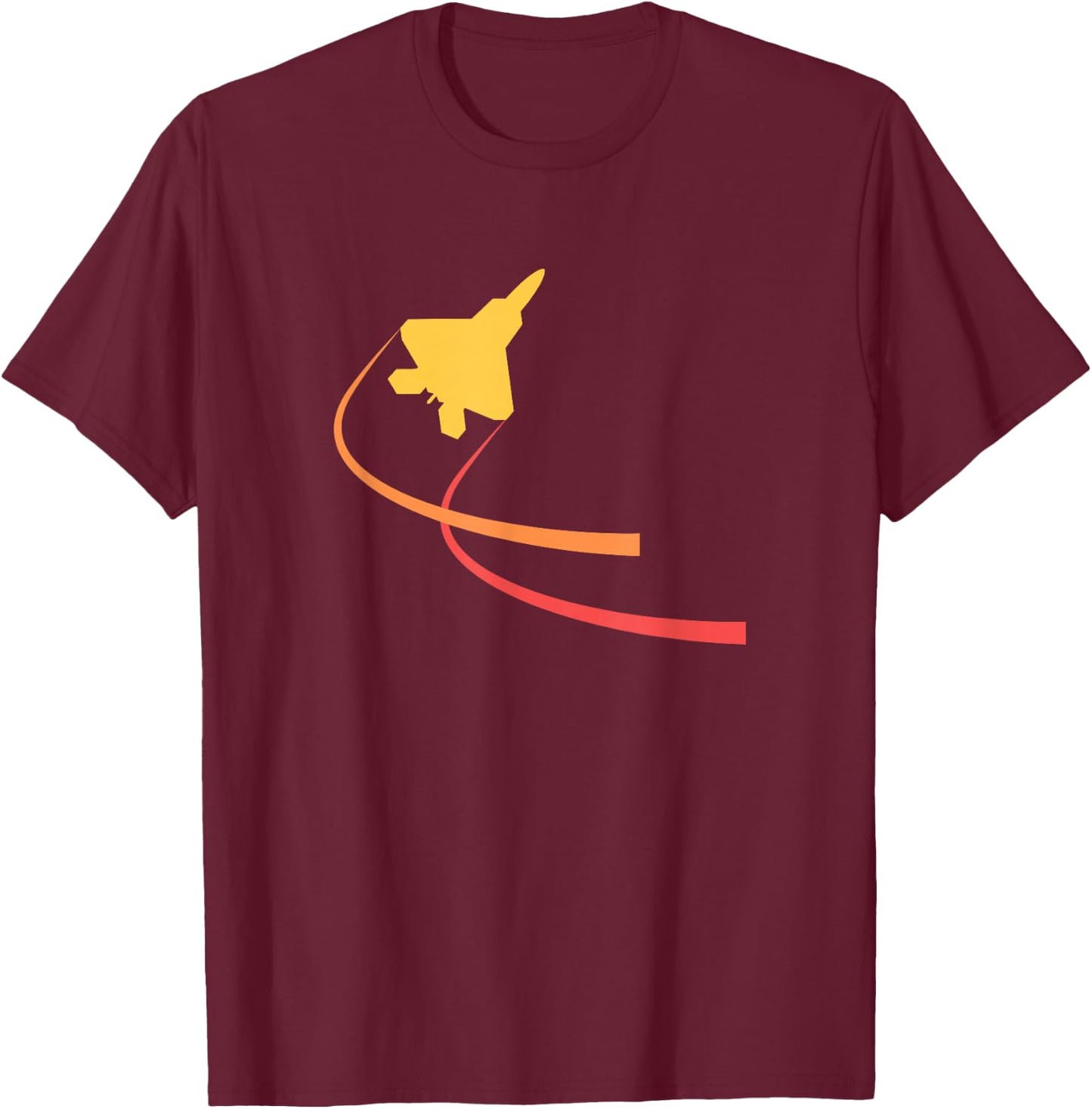 F22 Raptor T-Shirt - T-Shirt | Maroon