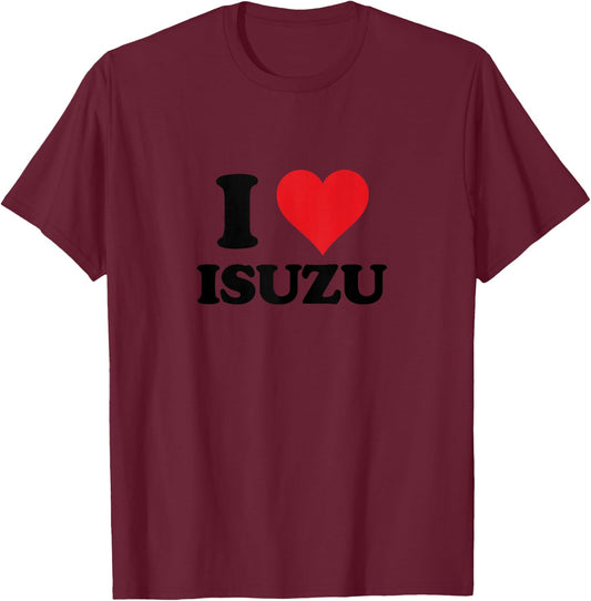 I Heart Isuzu First Name I Love Personalized Stuff T-Shirt - T-Shirt | Maroon