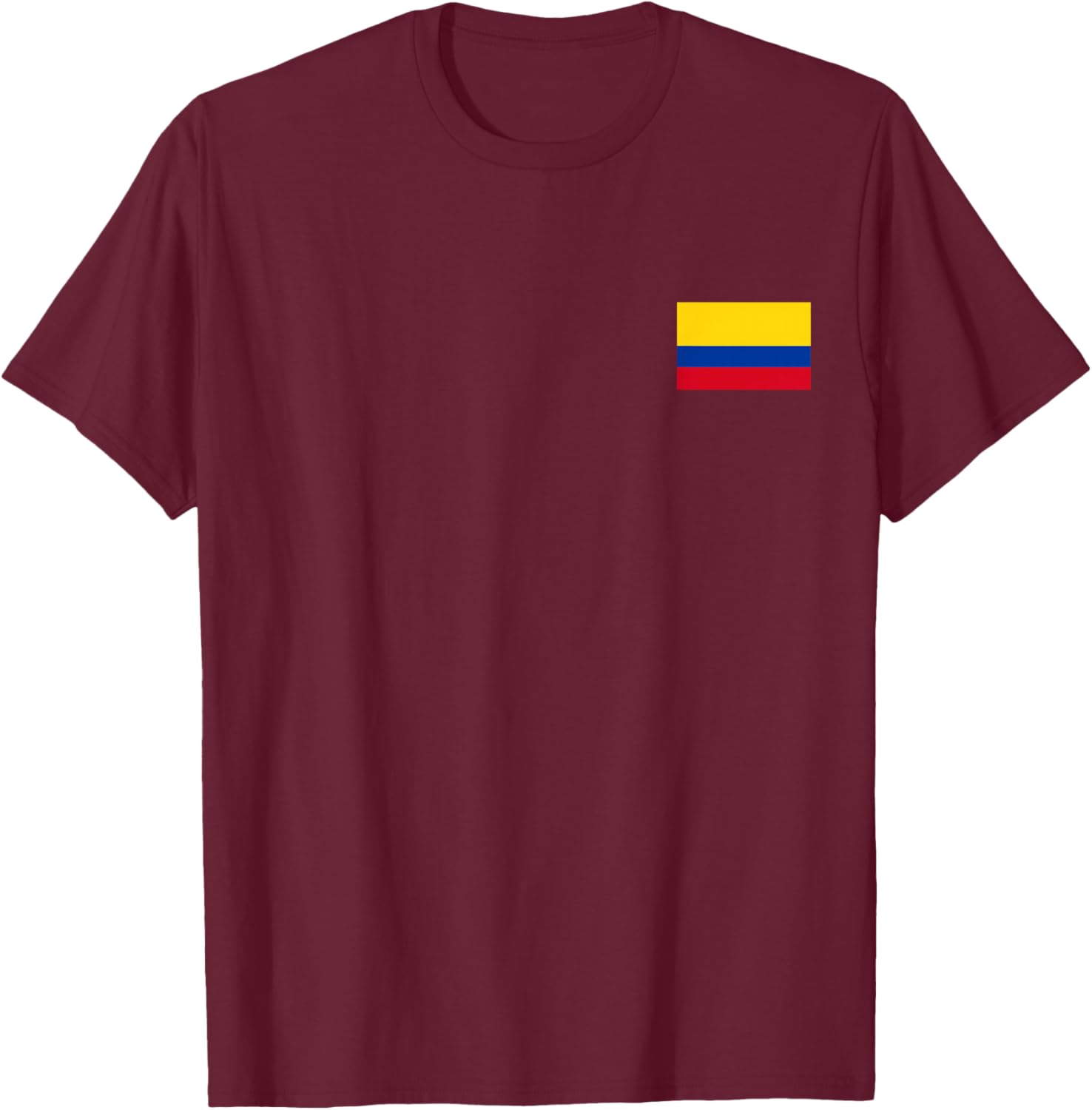 Colombia Flag Cool Bandera Colombian Flags Gift Men Women T-Shirt - T-Shirt | Maroon