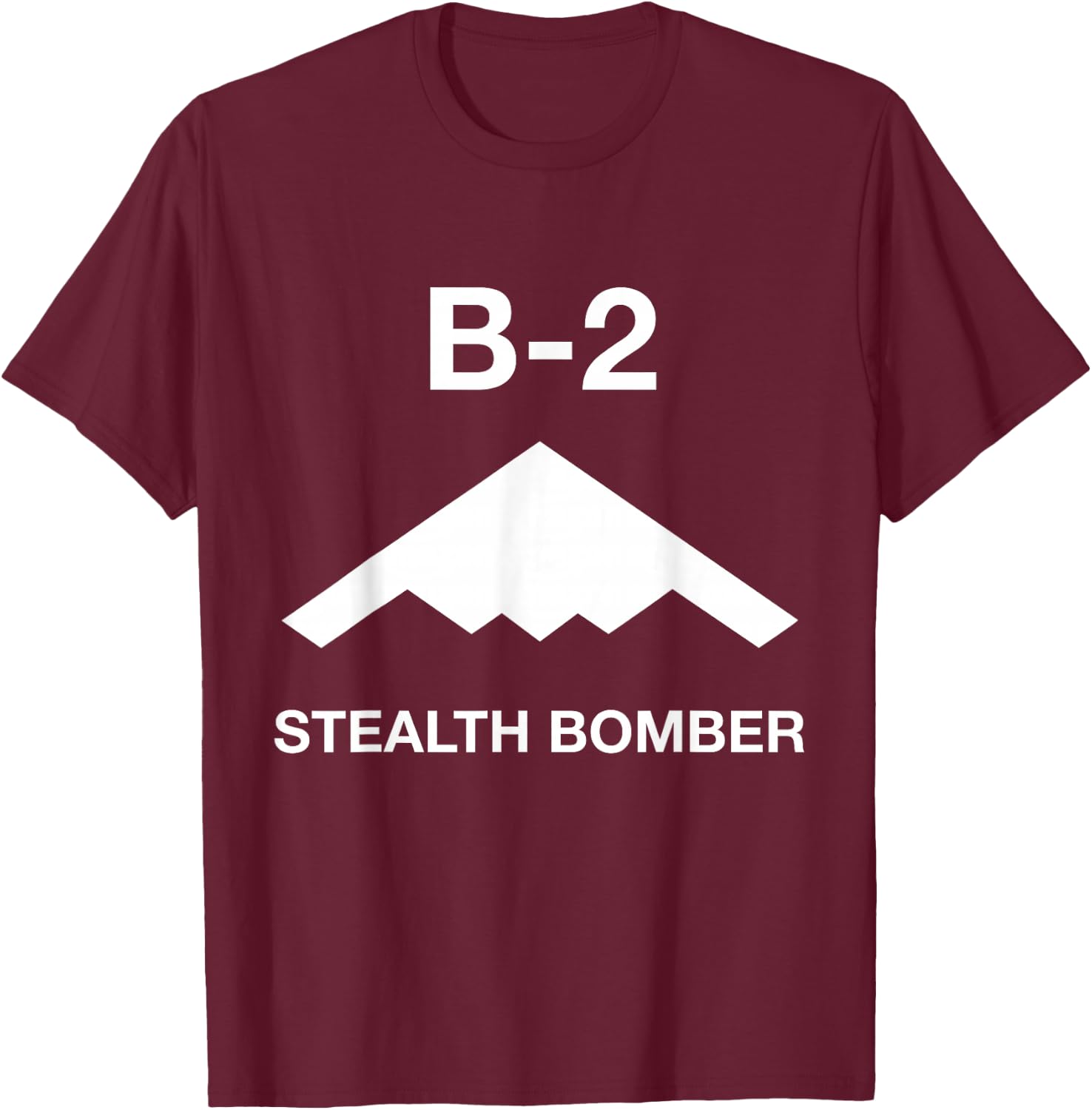 B-2 Stealth Bomber T-Shirt - T-Shirt | Maroon