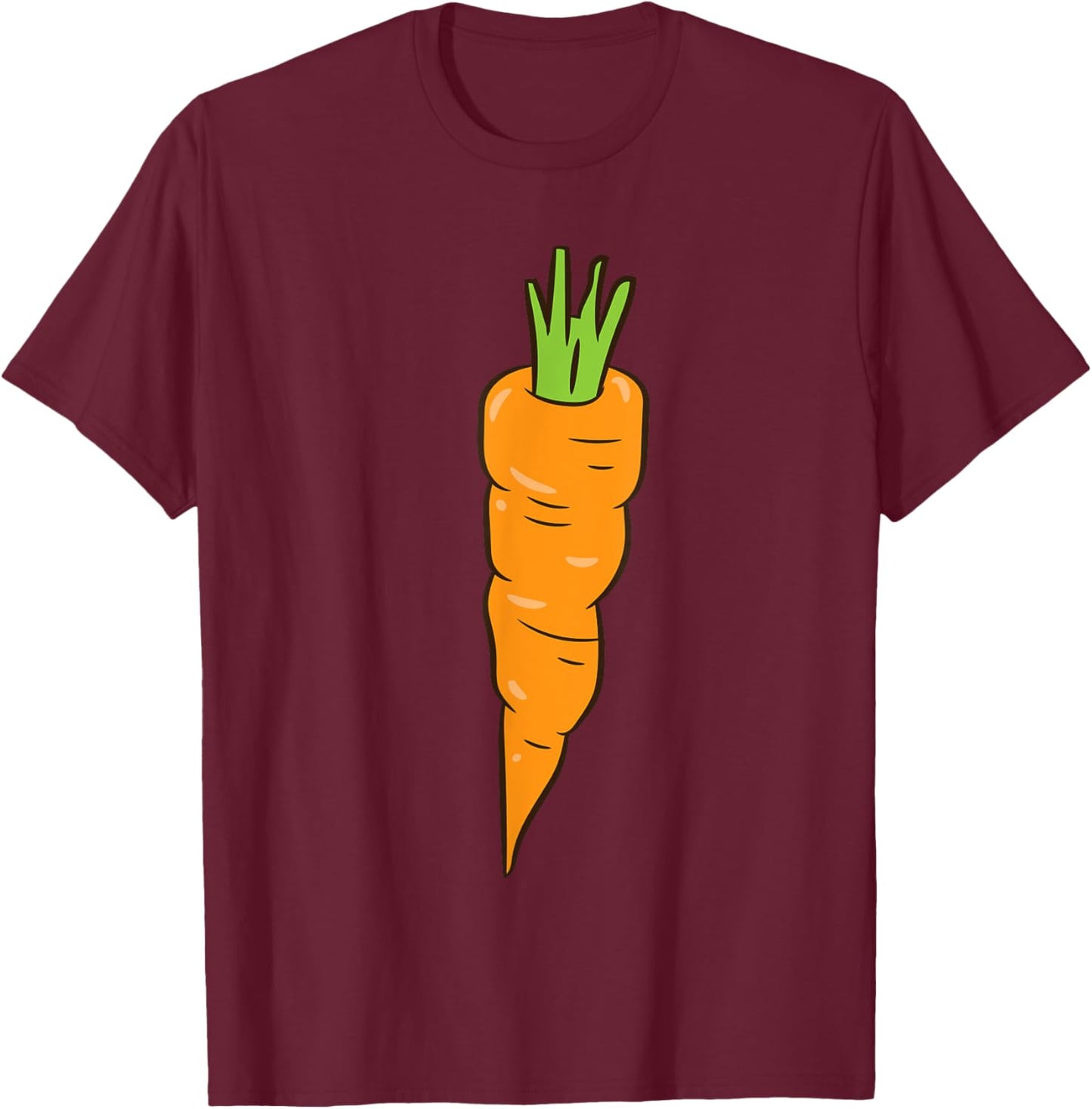 Carrots Vegetables Team Peas and Carrots T-Shirt - T-Shirt | Maroon